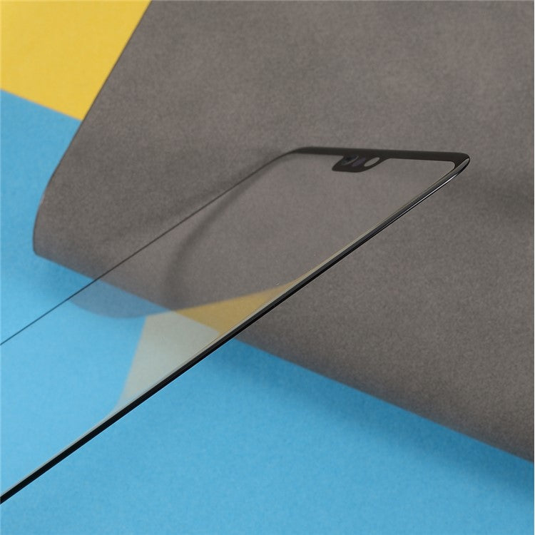 Front Screen Glass Lens Replacement Repair Part (with Fingerprint Bracket) for Huawei P20