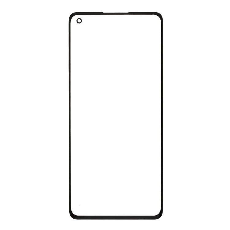 LCD Display Panel Front Outer Glass Lens + OCA Adhesive Replacement for Oppo Reno5 Pro 5G