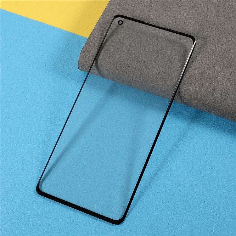 LCD Display Panel Front Outer Glass Lens + OCA Adhesive Replacement for Oppo Reno5 Pro 5G