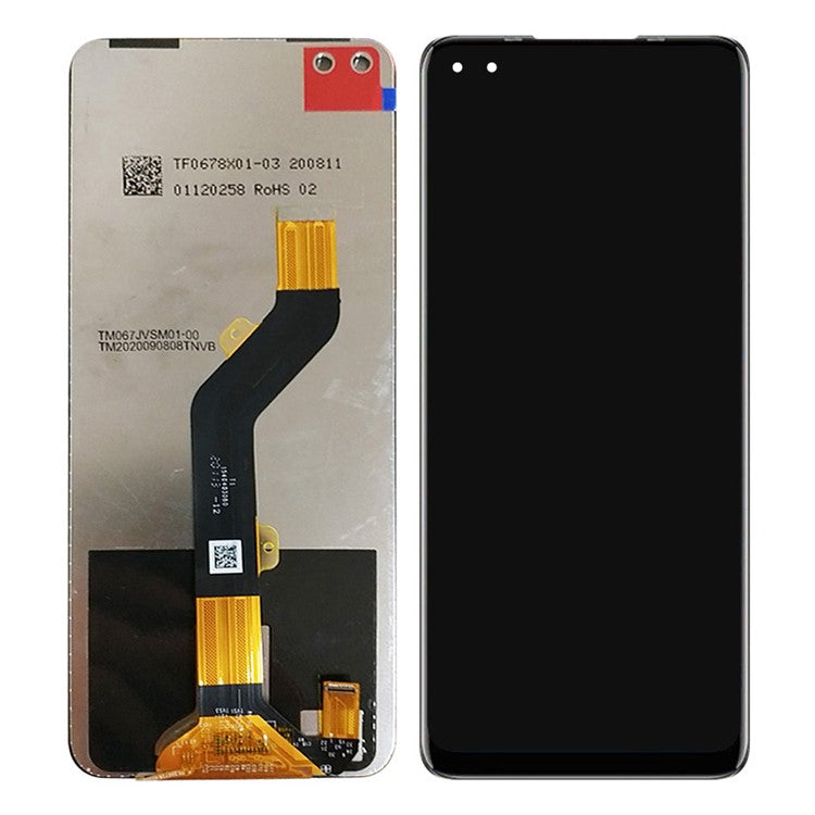 For TECNO Camon 16 Pro CE8 LCD Display Screen and Digitizer Assembly Repair Parts (Without Logo)