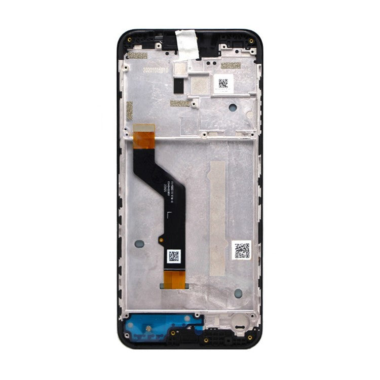 LCD Display and Touch Screen Screen Digitizer Assembly + Frame Replace Part (Without Logo) for Motorola Moto G9 Play