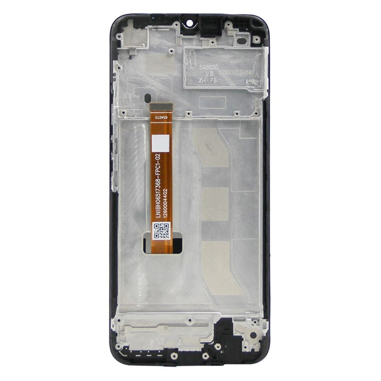 Assembly LCD Screen and Digitizer Assembly + Frame Spare Part for Realme C11 RMX2185 - Black