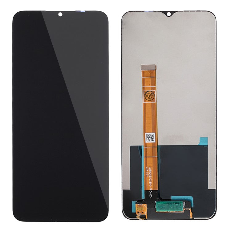 OEM Replacement LCD Screen and Digitizer Assembly Part for Realme C21Y - Black