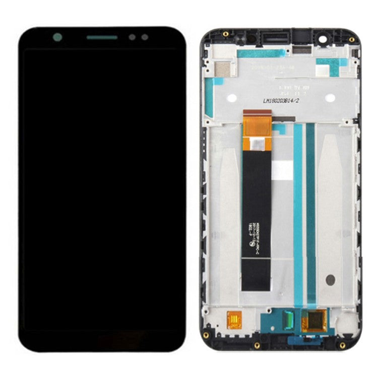 OEM LCD Screen and Digitizer Assembly + Frame Replace Part (without Logo) for Asus Zenfone Max (M1) ZB555KL