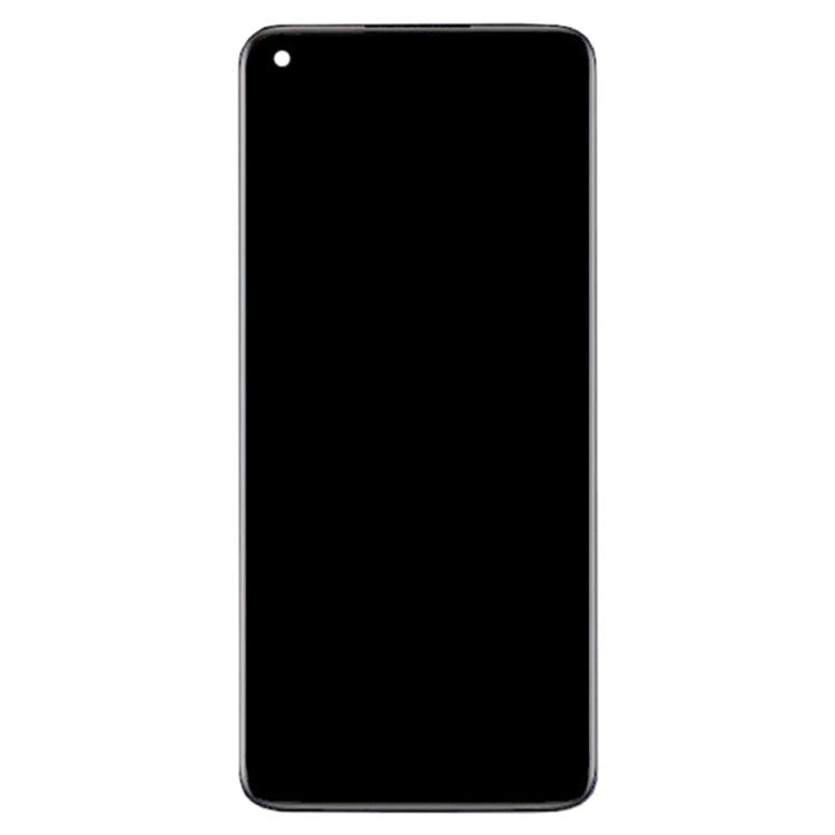 Grade B LCD Screen and Digitizer Assembly + Frame Replacement Part (without Logo) for OnePlus Nord N10 5G - Black