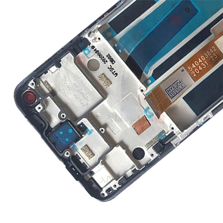 Grade B LCD Screen and Digitizer Assembly + Frame Replacement Part (without Logo) for OnePlus Nord N10 5G - Black