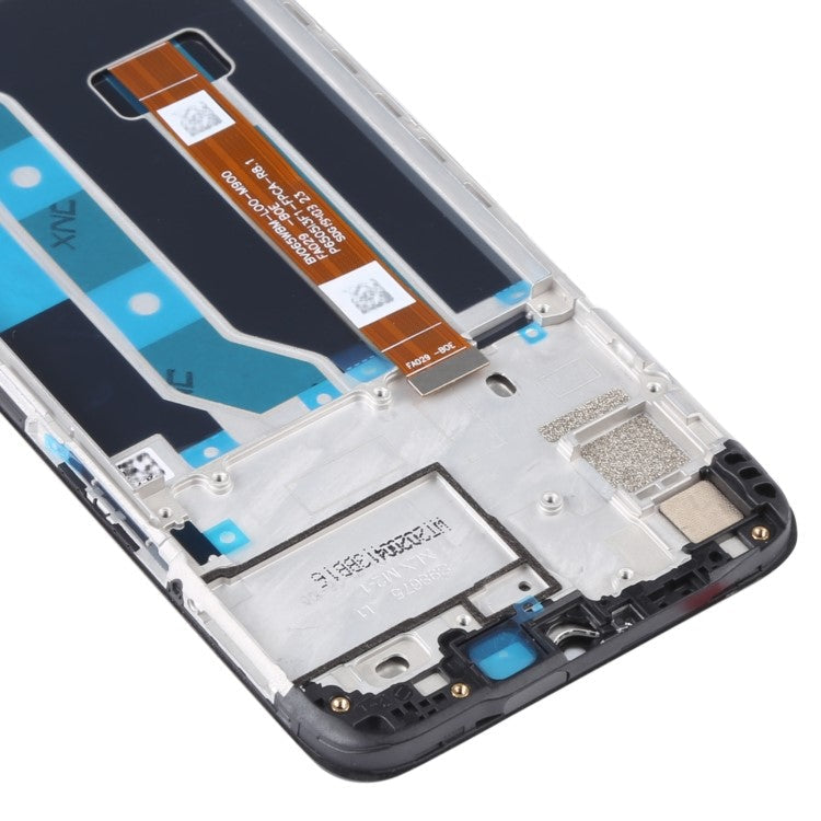Grade C Assembly LCD Screen and Digitizer Assembly + Frame Replace Part (without Logo) for Realme 6i