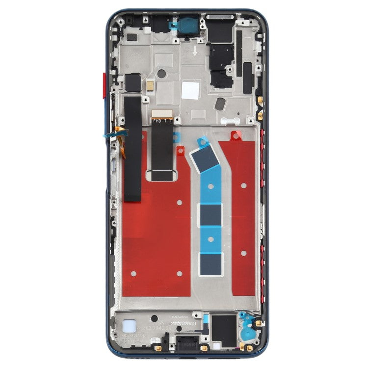Grade B LCD Screen and Digitizer Assembly + Frame Replacement (without Logo) for Honor X10 5G - Blue