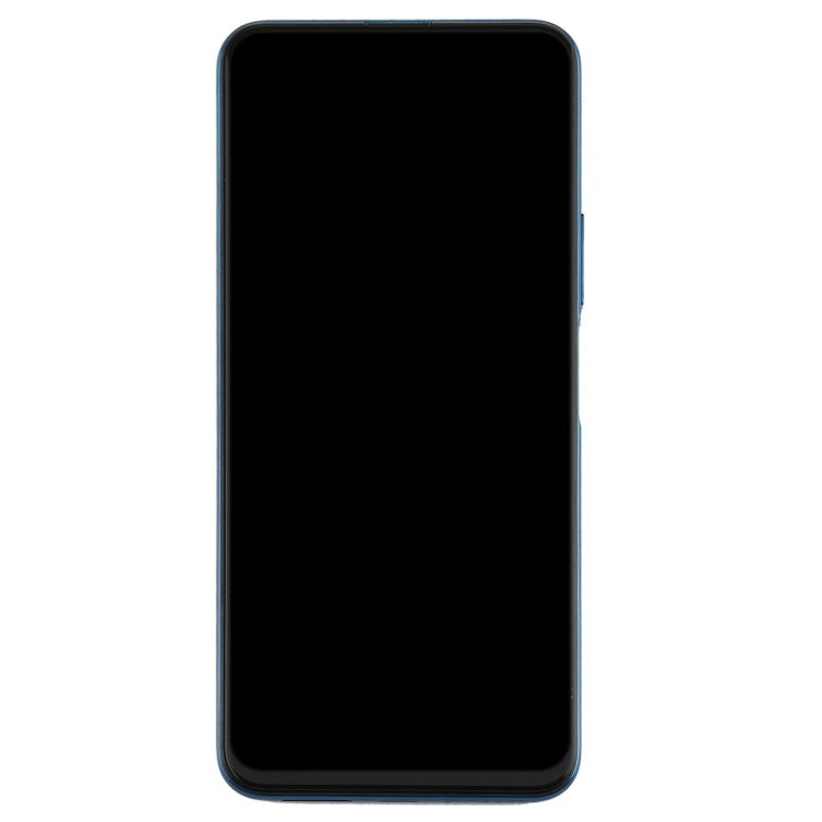 Grade B LCD Screen and Digitizer Assembly + Frame Replacement (without Logo) for Honor X10 5G - Blue