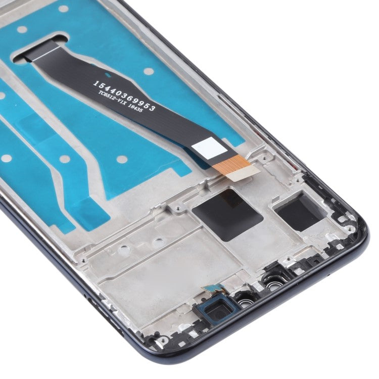 Grade B LCD Screen and Digitizer Assembly + Frame Replacement (without Logo) for Huawei Y8s - Black