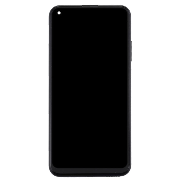 Grade C LCD Screen and Digitizer Assembly + Frame Replacement Part (without Logo) for Huawei P40 lite E / Y7p (2020) - Black