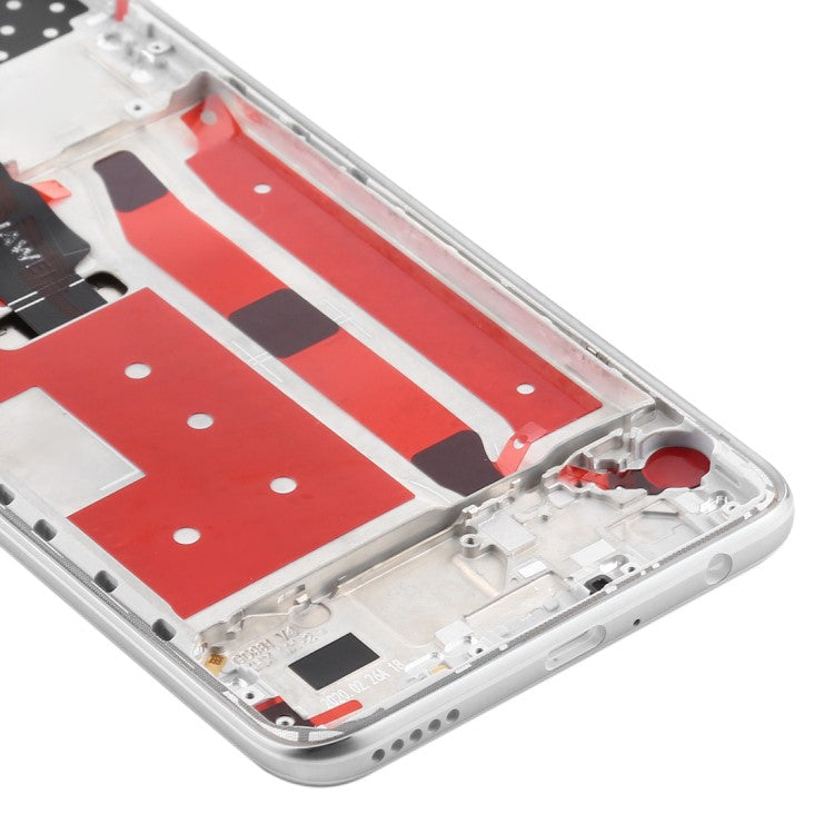 OEM Grade S LCD Screen and Digitizer Assembly + Frame Replacement Part (without Logo) for Huawei nova 7 SE / P40 Lite 5G - Silver