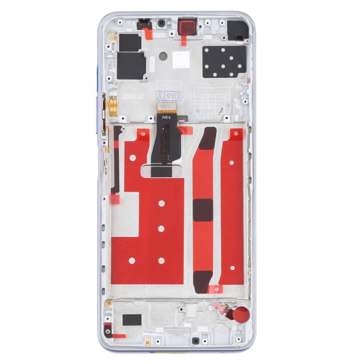 OEM Grade S LCD Screen and Digitizer Assembly + Frame Replacement Part (without Logo) for Huawei nova 7 SE / P40 Lite 5G - Purple