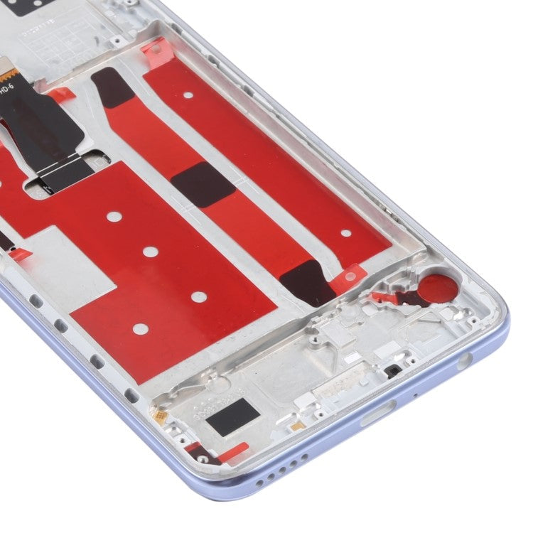 OEM Grade S LCD Screen and Digitizer Assembly + Frame Replacement Part (without Logo) for Huawei nova 7 SE / P40 Lite 5G - Purple