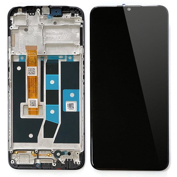 Grade C LCD Screen and Digitizer Assembly + Frame Part (without Logo) for Oppo A16 CPH2269/A16s