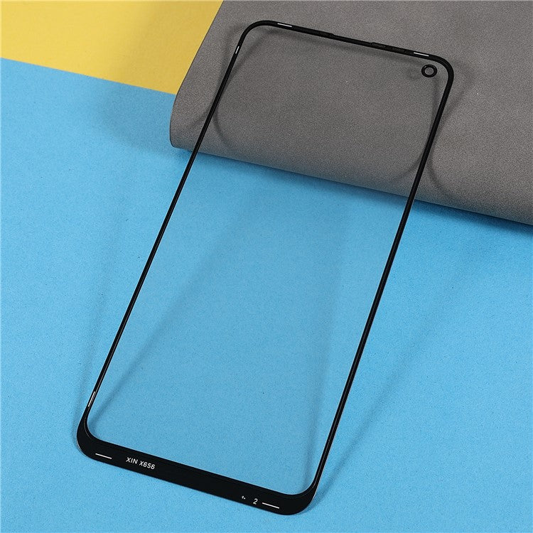 For Infinix Note 7 Lite X656 Screen Glass Lens + OCA Adhesive Replacement (Without Logo)