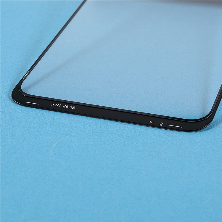 For Infinix Note 7 Lite X656 Screen Glass Lens + OCA Adhesive Replacement (Without Logo)