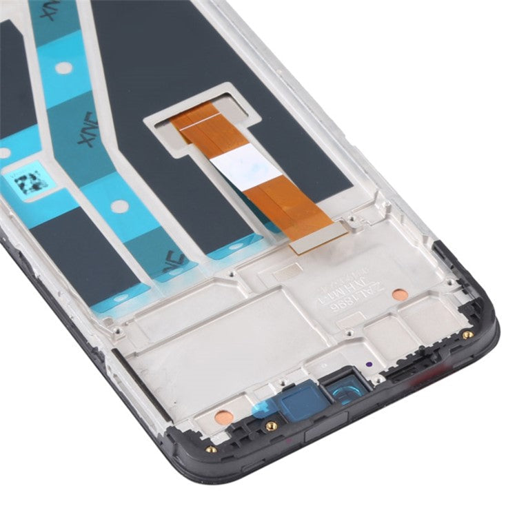 Grade C LCD Screen and Digitizer Assembly + Frame Part (without Logo) for Realme C2 (2019)/Oppo A1k