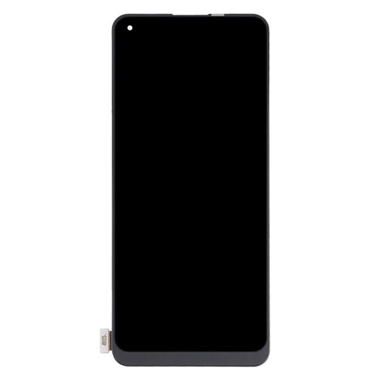 Grade A OEM Disassembly AMOLED Screen and Digitizer Assembly + Frame Part (without Logo) for Realme 8 RMX3085