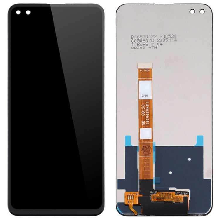 For Oppo Reno4 Z 5G CPH2065 / A92s Grade C LCD Screen and Digitizer Assembly Part (without Logo)