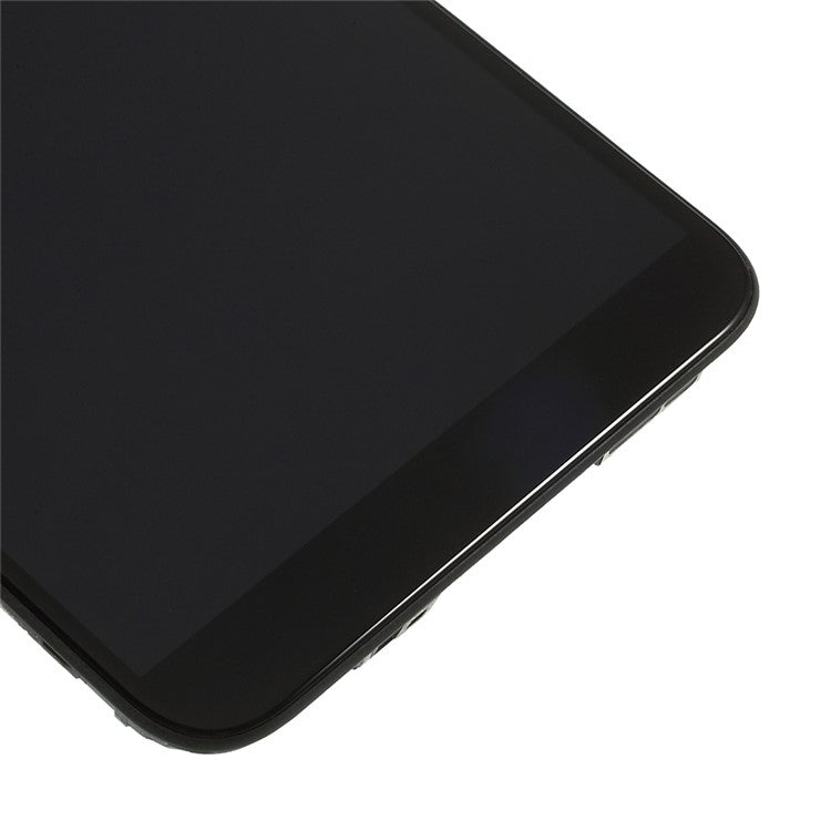 For Huawei P Smart (2017)/Enjoy 7S Grade B LCD Screen and Digitizer Assembly + Frame Part (without Logo) - Black