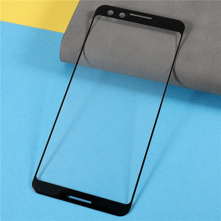 For Google Pixel 3 Front Screen Glass Lens Replacement Part (without logo)