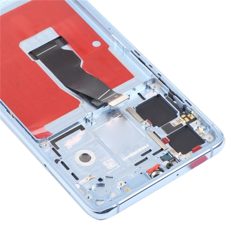 For Huawei P30 Grade C OLED Screen and Digitizer Assembly + Frame Replacement Part (without Logo) - Breathing Crystal