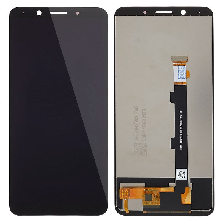 For Oppo A73/F5 Grade C LCD Screen and Digitizer Assembly Replacement Part (without Logo) - Black