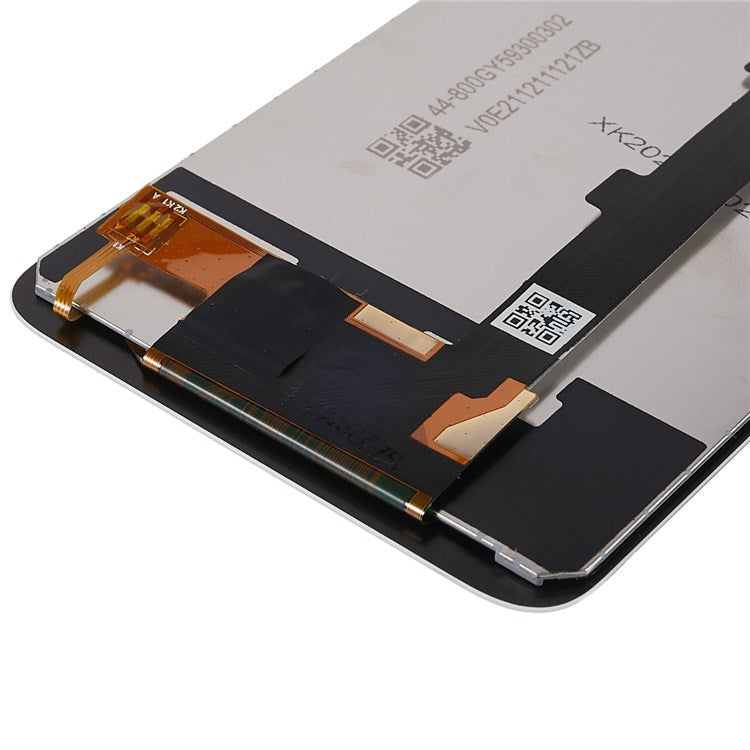 For Oppo A73/F5 Grade C LCD Screen and Digitizer Assembly Replacement Part (without Logo) - White