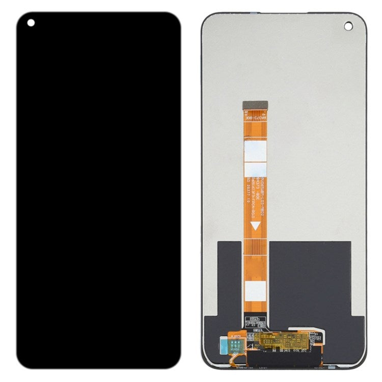 For Realme C17 RMX2101/7i (Asia) RMX2103 Grade C LCD Screen and Digitizer Assembly Replacement Part (without Logo) - Black