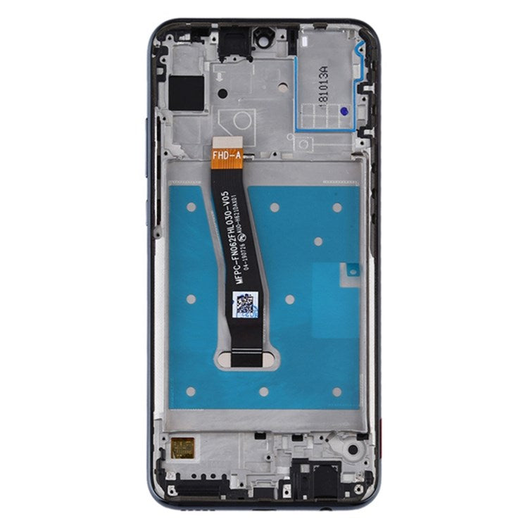 For Huawei Honor 10 Lite Grade C LCD Screen and Digitizer Assembly + Frame Phone Replacement Part (COG Workmanship) (without Logo) - Black