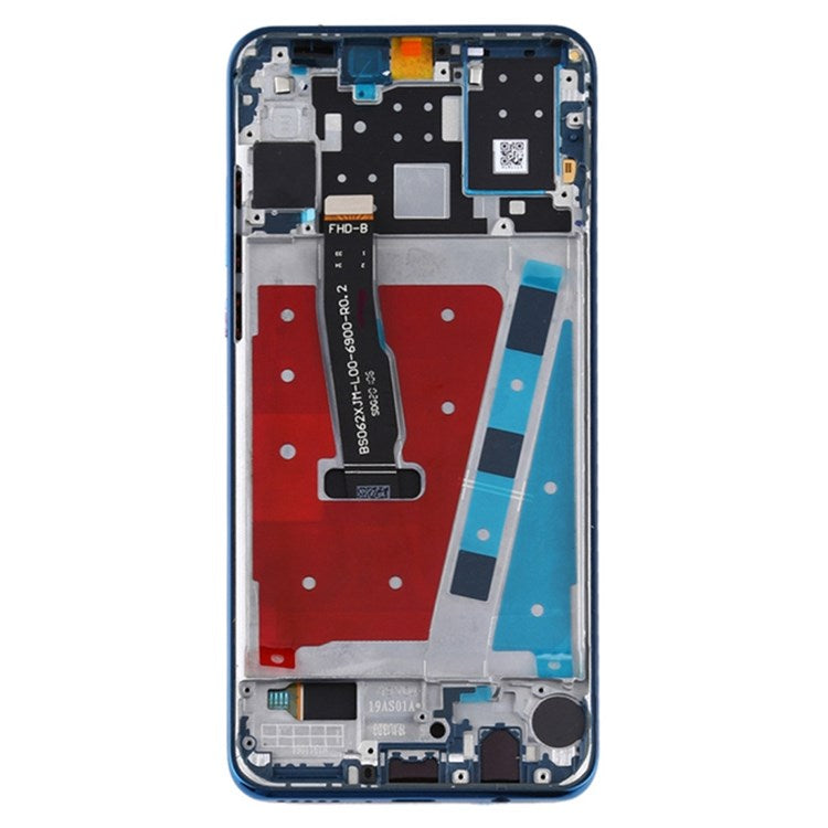 For Huawei P30 Lite (48MP Camera) Grade C LCD Screen and Digitizer Assembly + Frame Replacement Part (without Logo) - Blue