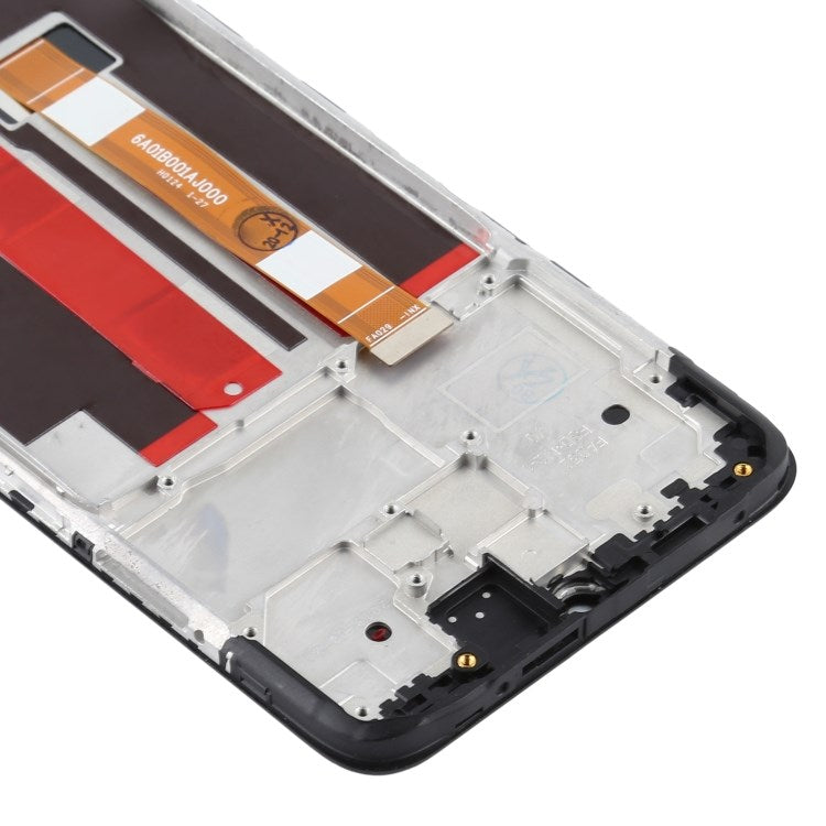 For OPPO A9 (2020)/A11x Grade C LCD Screen and Digitizer Assembly + Frame Replacement Part (without Logo) - Black