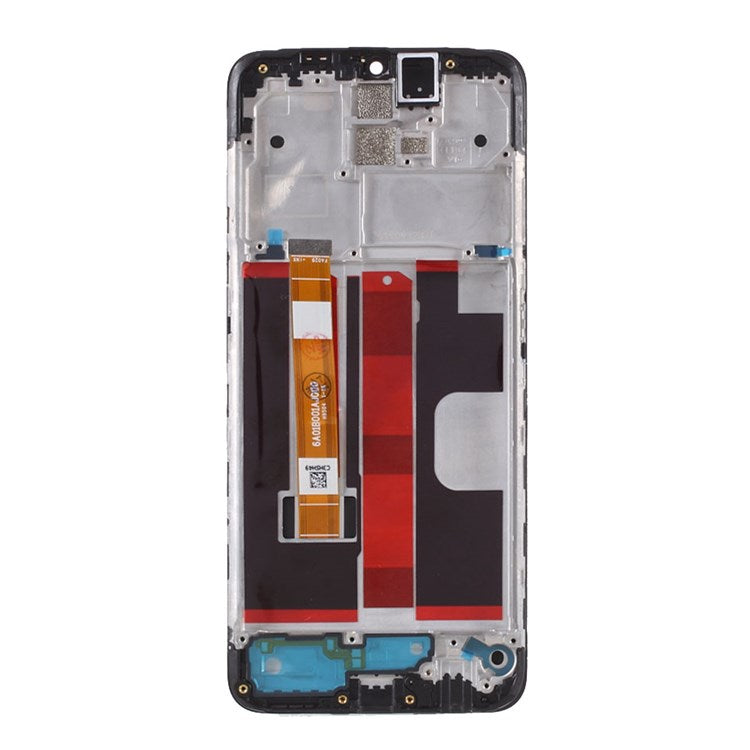 For Oppo A11/A5 (2020) Grade C LCD Screen and Digitizer Assembly + Frame Replacement Part (without Logo) - Black
