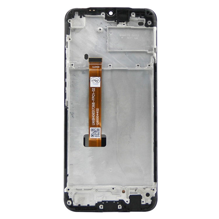 For Realme C15 RMX2180 Grade S OEM LCD Screen and Digitizer Assembly + Frame Part (without Logo) - Black