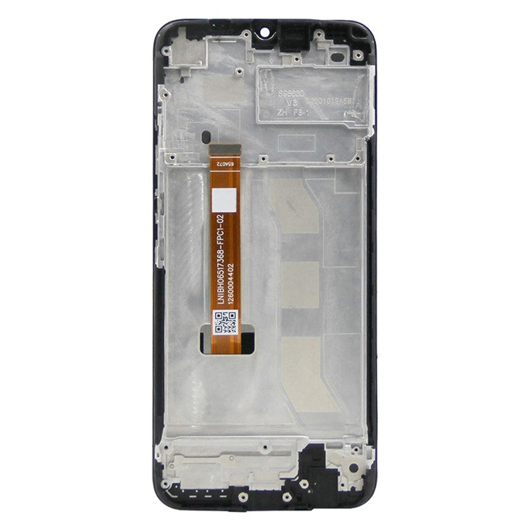 For Realme C11 RMX2185 Grade S OEM LCD Screen and Digitizer Assembly + Frame Part (without Logo) - Black