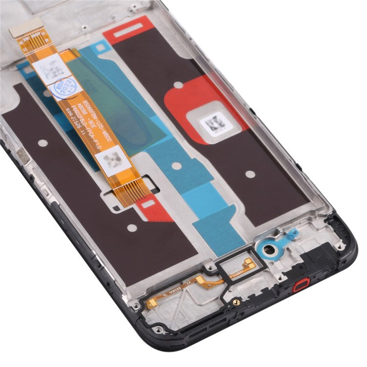 For Realme 8i / Narzo 50 4G Grade B LCD Screen and Digitizer Assembly + Frame Replace Part (Without Logo)