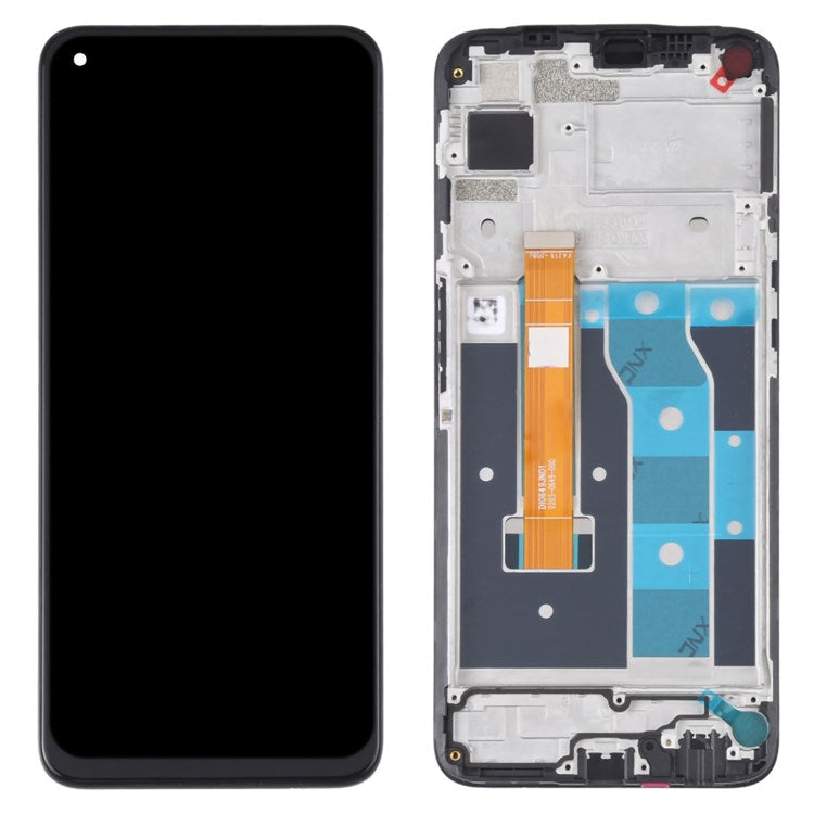 For Realme 6 RMX2001 Grade S OEM LCD Screen and Digitizer Assembly + Frame Replacement Part (without Logo)