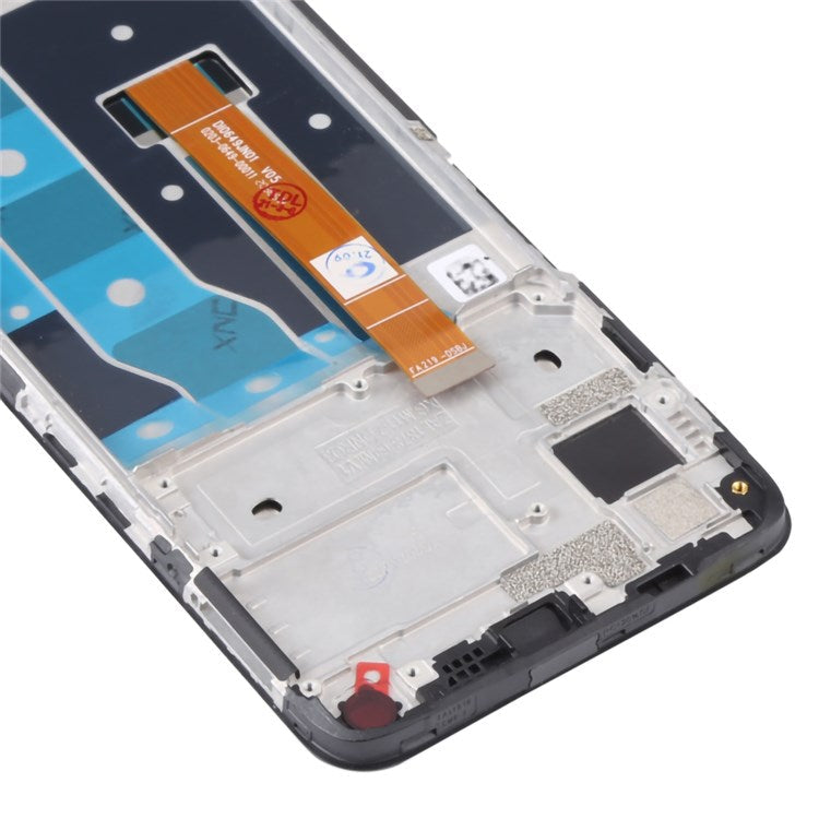 For Realme 6 RMX2001 Grade S OEM LCD Screen and Digitizer Assembly + Frame Replacement Part (without Logo)