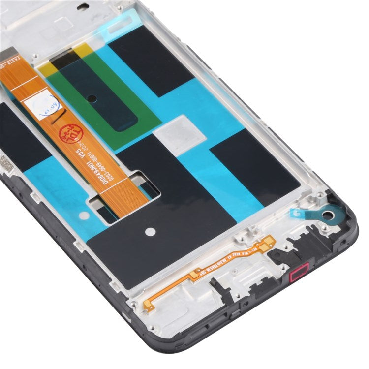 For Realme 7 (Global) 4G RMX2155 / Narzo 20 Pro Grade S OEM LCD Screen and Digitizer Assembly + Frame Replacement Part (without Logo)