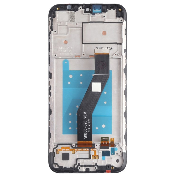 For Motorola Moto E6s (2020) XT2053 Grade B LCD Screen and Digitizer Assembly + Frame Part (without Logo) - Black