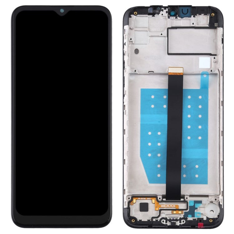 For Motorola One Fusion 4G XT2073-2 Grade B LCD Screen and Digitizer Assembly + Frame Part (without Logo) - Black