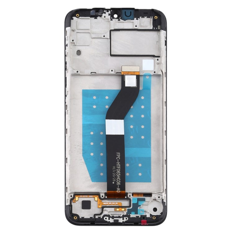 For Motorola Moto G8 Power Lite XT2055-2 Grade B LCD Screen and Digitizer Assembly + Frame Replacement Part (without Logo) - Black