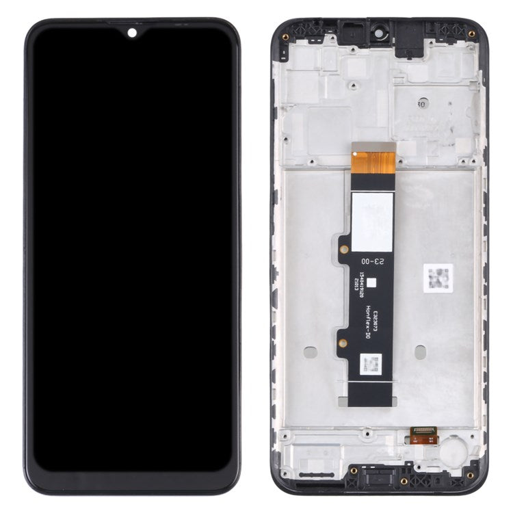 For Motorola Moto G10 Grade B LCD Screen and Digitizer Assembly + Frame Replacement Part (without Logo) - Black