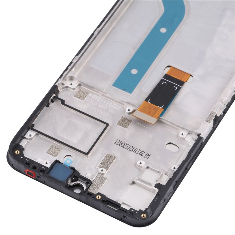 For Motorola Moto G50 5G XT2149-1 Grade B LCD Screen and Digitizer Assembly + Frame Replacement Part (without Logo) - Black