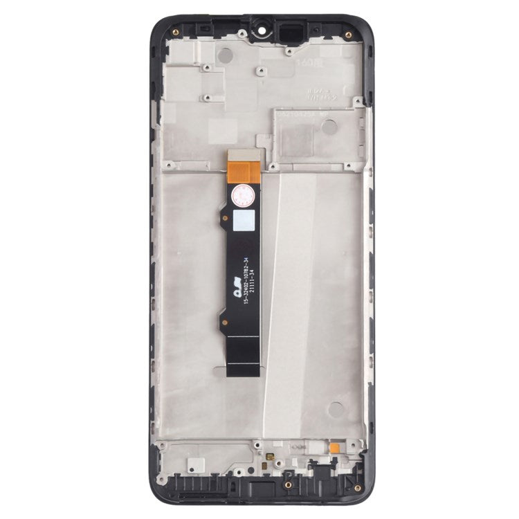 For Motorola Moto G50 XT2137 Grade B LCD Screen and Digitizer Assembly + Frame Replacement Part (without Logo) - Black