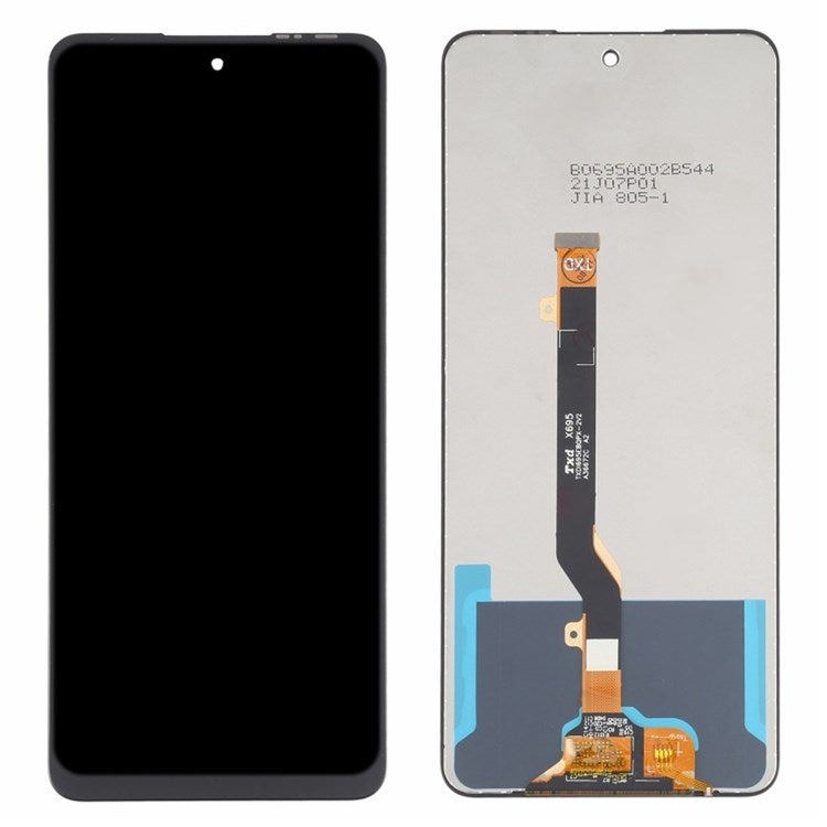 For Tecno Spark 8 Pro 4G KG8 Grade C LCD Screen and Digitizer Assembly Replacement Part (without Logo)