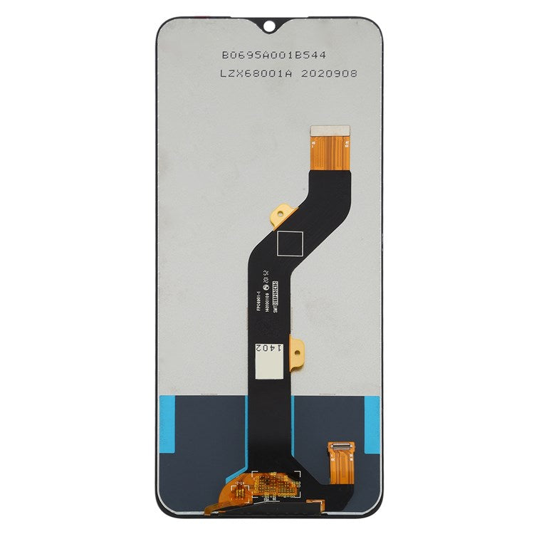For Tecno Spark 8C 4G KG5k, KG5j Grade C LCD Screen and Digitizer Assembly Replacement Part (without Logo)