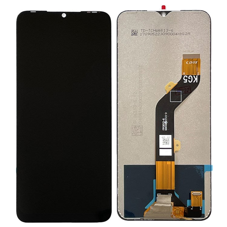 For Tecno Spark Go 2022 4G KG5, KG5h Grade C LCD Screen and Digitizer Assembly Replacement Part (without Logo)