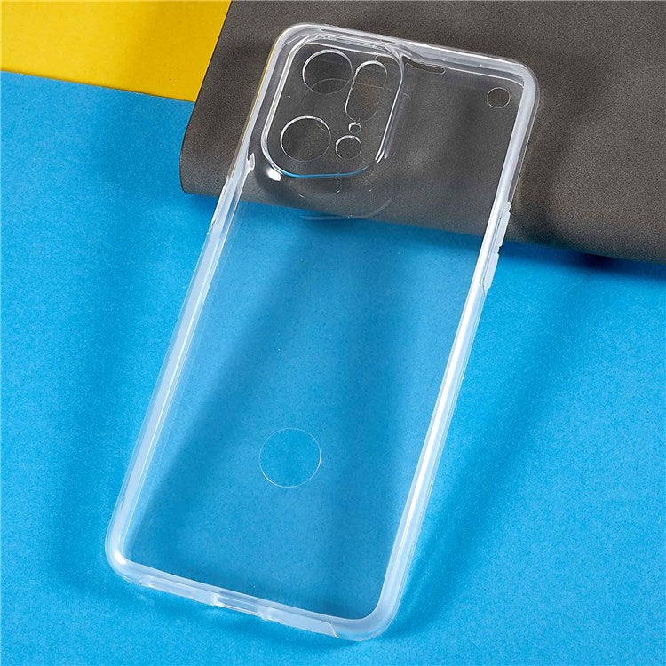 PET Front Cover All-round Phone Case for Oppo Find X5 Pro, Detachable 2-in-1 TPU + Acrylic Hybrid Cover